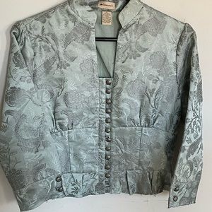 Silk brocade evening jacket